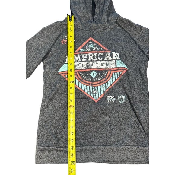 American Fighter Mens Size S Pullover Hoodie Long Sleeve Black Graphic Print |E1 - Picture 4 of 5